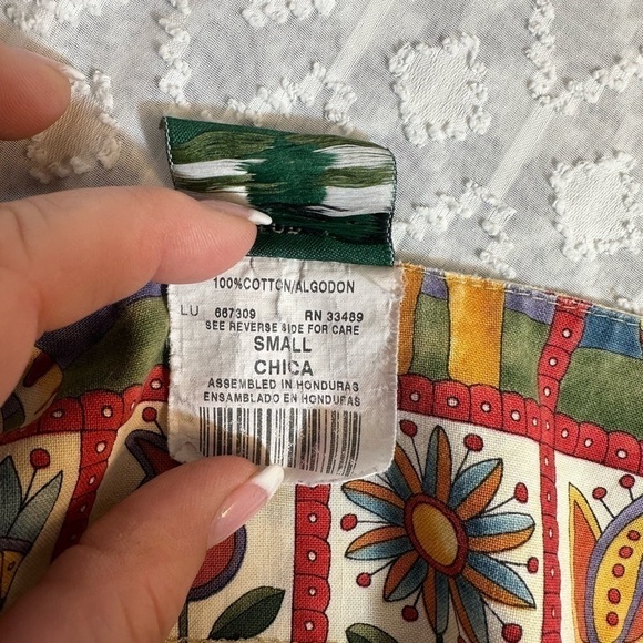 Cottonality Whimsical Cat Scrub Top Small - Picture 9 of 13